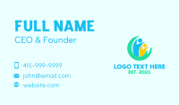 Social People Charity Business Card Design