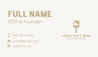Home Builder Paintbrush Business Card Image Preview