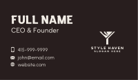 Wine Cocktail Pub Business Card Image Preview