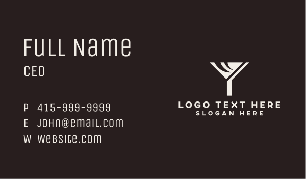 Wine Cocktail Pub Business Card Design Image Preview