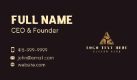 Elegant Luxury Triangle Business Card Preview