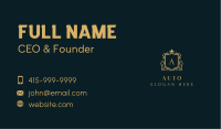 Gold Shield University Business Card Image Preview