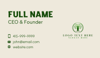 Wellness Tree Woman Business Card Design