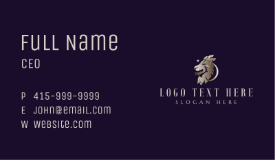 Lion King Royalty Business Card Image Preview