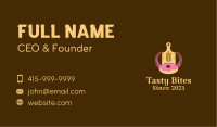 Wheat Donut Baking Business Card Image Preview