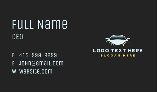 Car Vehicle Shadow Business Card Design Image Preview