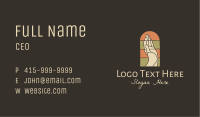 Raised Hand Stained Glass Business Card Image Preview