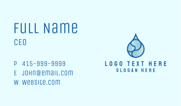  Water Sanitation Cleaning Business Card Design Image Preview