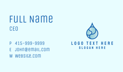  Water Sanitation Cleaning Business Card Image Preview