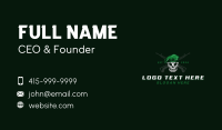 Skull Carbine Firearm Business Card Preview