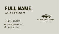 Vintage Racing Car Business Card Image Preview