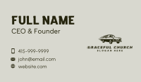 Vintage Racing Car Business Card Image Preview