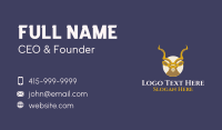 Golden Kudu Antelope Badge Business Card Image Preview