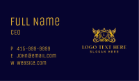 Luxury Pegasus Shield Business Card Image Preview