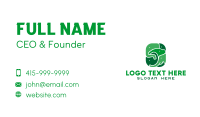 Green Elephant Mammoth Business Card Image Preview