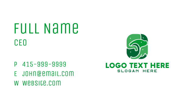 Green Elephant Mammoth Business Card Design Image Preview