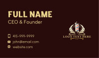 Barber Wings Salon Business Card Image Preview