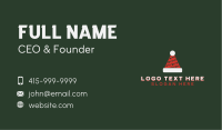 Christmas Tree Hat Business Card Image Preview