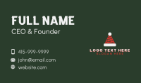 Christmas Tree Hat Business Card Image Preview