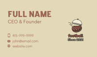 Grilled Steak Cloche Business Card Image Preview