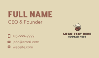 Grilled Steak Cloche Business Card Preview