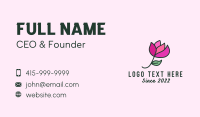 Tulip Flower Garden Business Card Image Preview