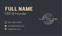Generic Firm Badge Business Card Design