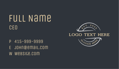 Generic Firm Badge Business Card Image Preview