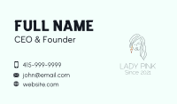 Lady Boutique Jewel Earring  Business Card Image Preview