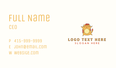 Cat Kitten Grooming Business Card Image Preview