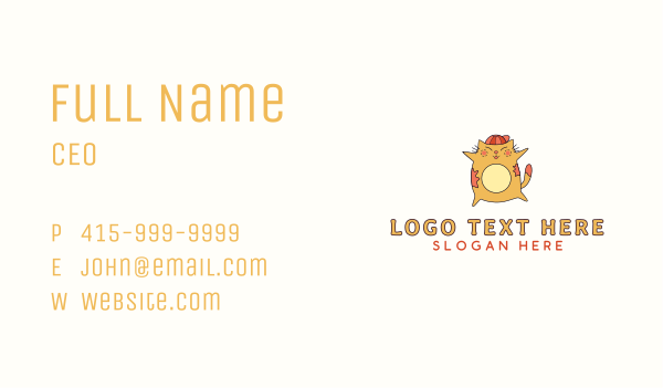 Cat Kitten Grooming Business Card Design Image Preview