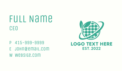 Organic Solar Power  Business Card Image Preview