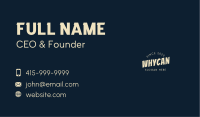 Playful Crafty Wordmark  Business Card Image Preview