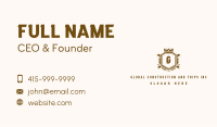 Imperial Crown Badge Lettermark Business Card Image Preview