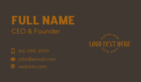 Street Urban Wordmark Business Card Image Preview