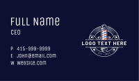 Barber Haircut Grooming Business Card Image Preview