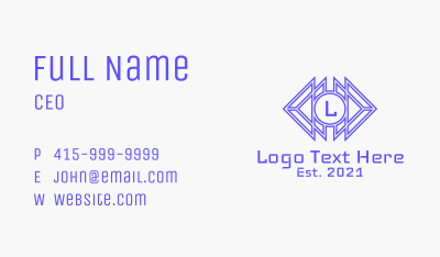 Logistics Tech Company  Business Card