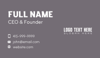 Masculine Generic Business Business Card Preview