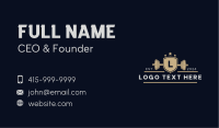 Shield Barbell Gym Business Card Image Preview