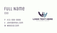 Community People Hand Business Card Image Preview
