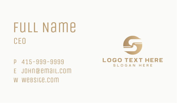 Generic Business Consultant Letter S Business Card Design Image Preview