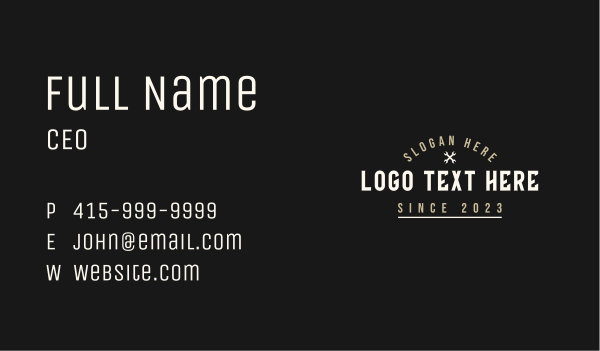 Mechanic Wrench Industry Business Card Design Image Preview