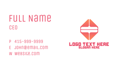 Generic Tech Business Business Card Image Preview