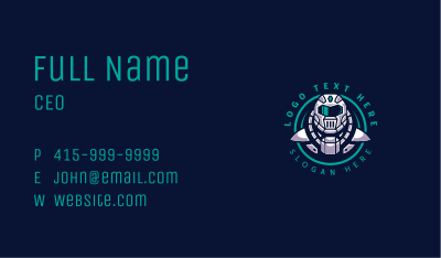 Human Astronaut Gaming Business Card Image Preview