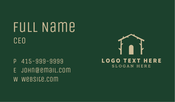 Branch Home Real Estate Business Card Design Image Preview