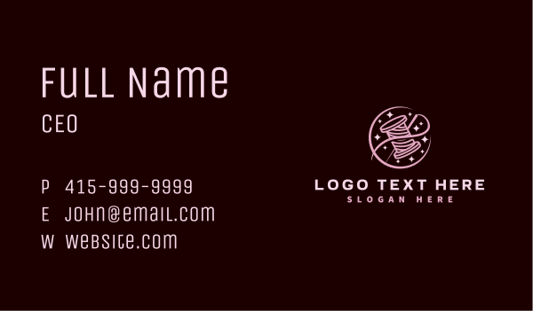 Thread Needle Sewing Business Card Design Image Preview