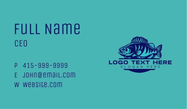 Deep Sea Fish Creature  Business Card Design Image Preview