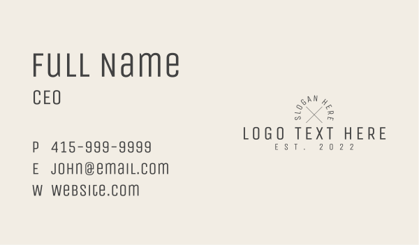 Classic Professional Business Brand  Business Card Design Image Preview