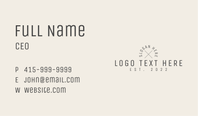 Classic Professional Business Brand  Business Card Image Preview
