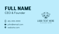 Geometric Dog Pet Business Card Image Preview